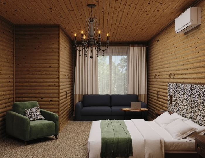 Делюкс 2-местный Кантри - Эко-отель «ВеЛес» Суздаль