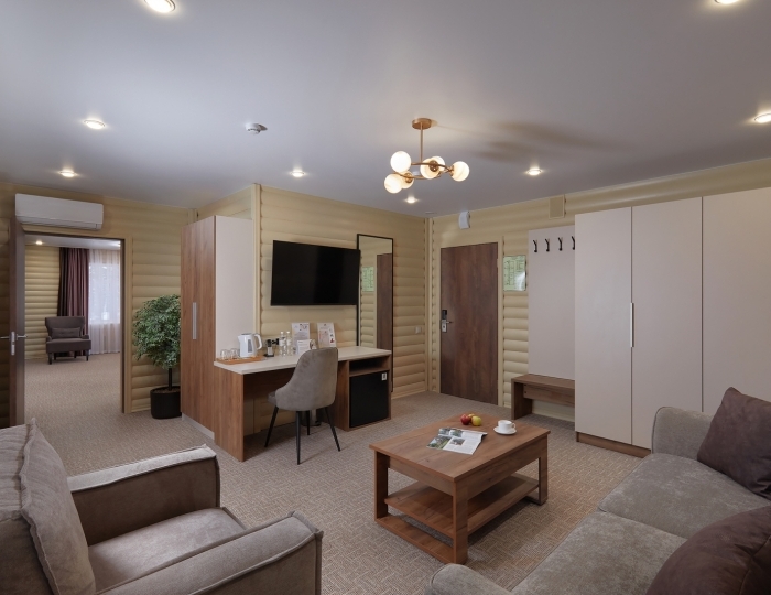 Люкс 2-местный 2-комнатный Романтик - Эко-отель «ВеЛес» Суздаль