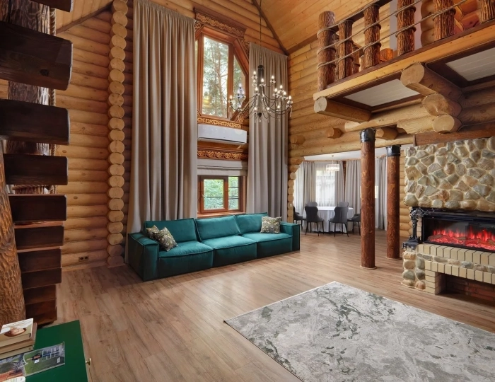 Коттедж 8-местный 4-комнатный "Царский" - Эко-отель «ВеЛес» Суздаль